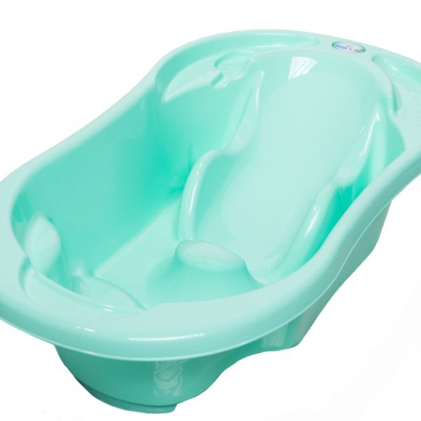 Cadita anatomica Tega Baby cu termometru Komfort Mint